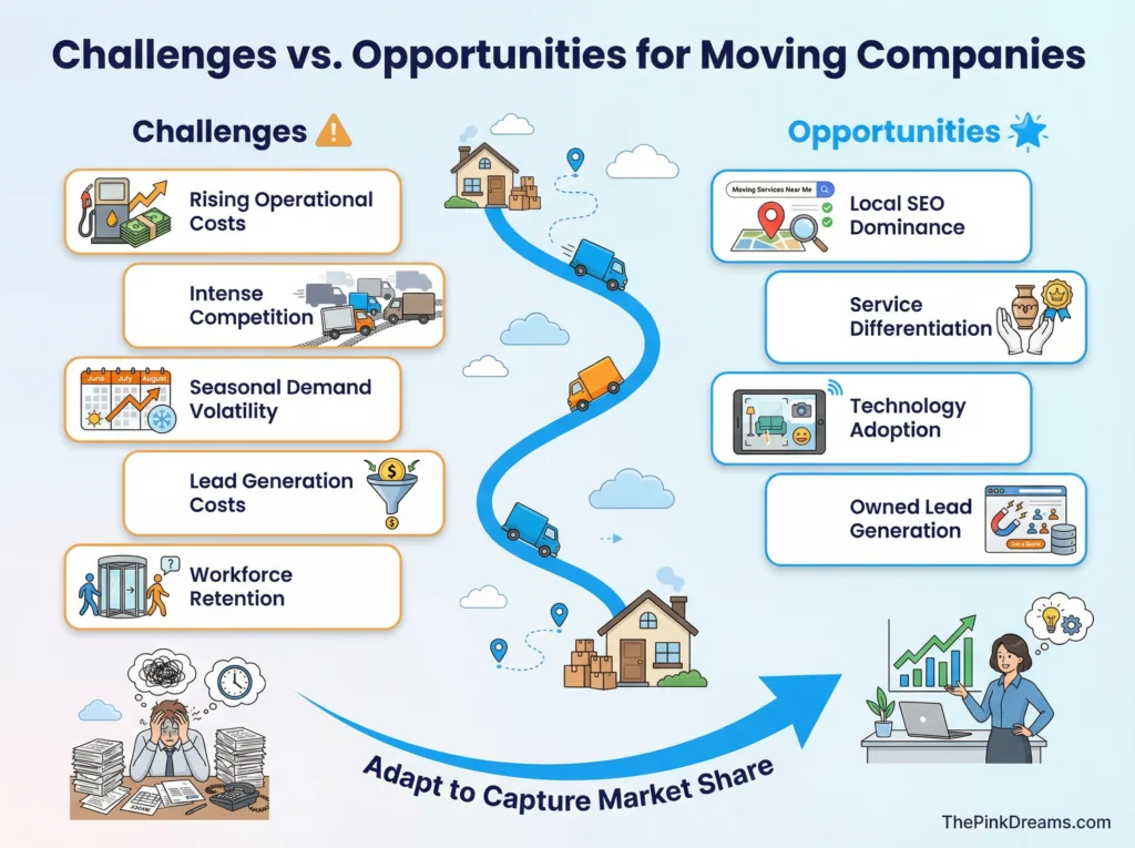 key challenges and growth opportunities for moving companies