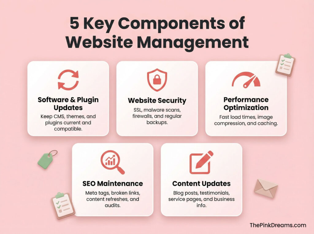 Key Components of Website Management