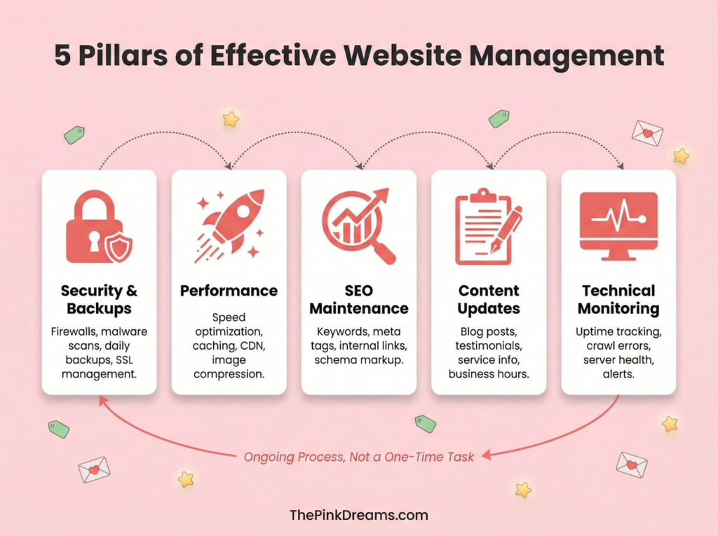 Pillars of Effective Website Management