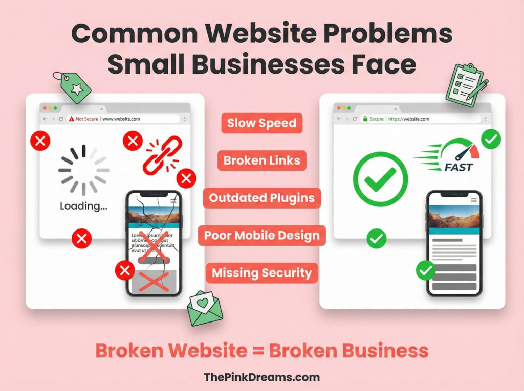website maintenance services