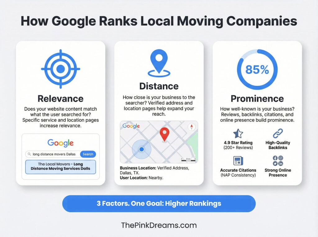 SEO and digital marketing for moving companies