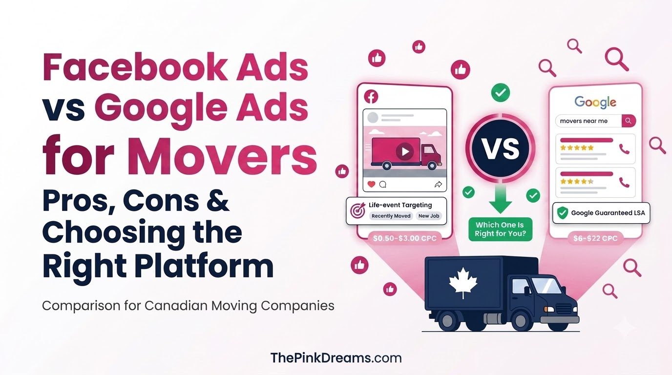 Facebook Ads vs Google Ads for Movers: Pros, Cons, and Choosing the Right Platform