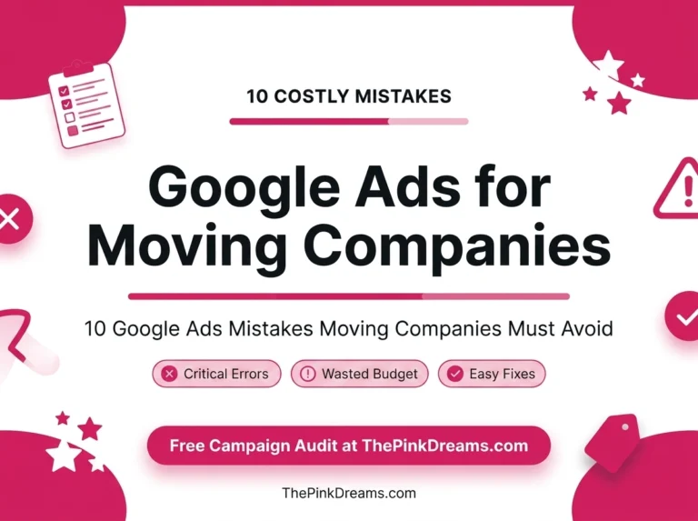 10 Google Ads Mistakes Moving Companies Must Avoid