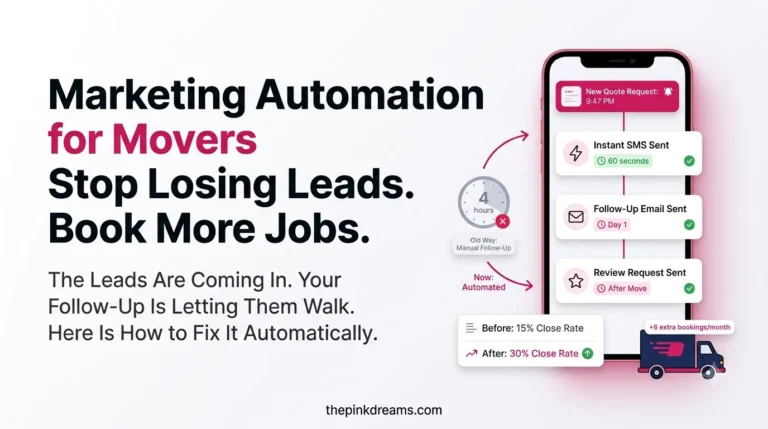 10 marketing automation workflows for movers to book more jobs