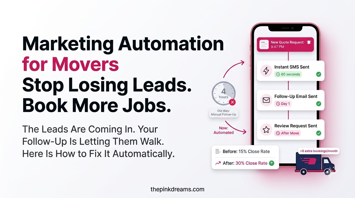 10 marketing automation workflows for movers to book more jobs