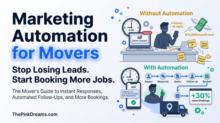 Marketing Automation for Movers: How to Stop Losing Leads and Start Booking More Jobs