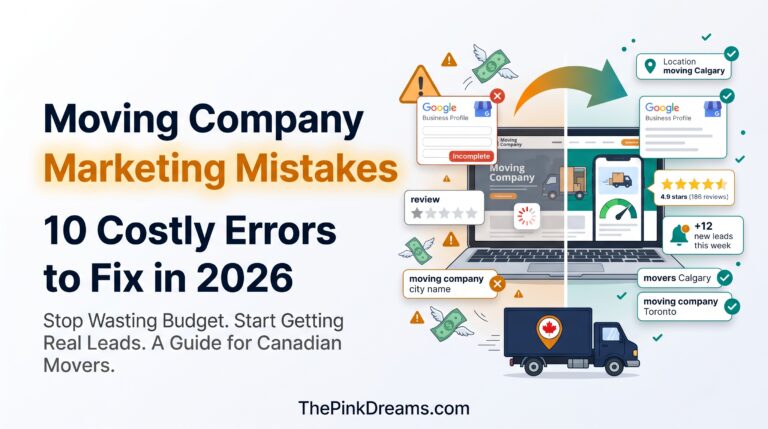 Moving Company Marketing Mistakes: 10 Costly Errors Canadian Movers Must Fix in 2026