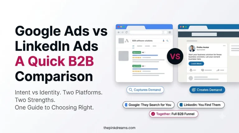 Google Ads vs LinkedIn Ads A Quick B2B Comparison