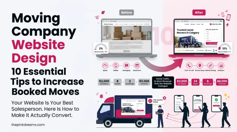 Moving Company Website Design: 10 Essential Tips to Increase Booked Moves