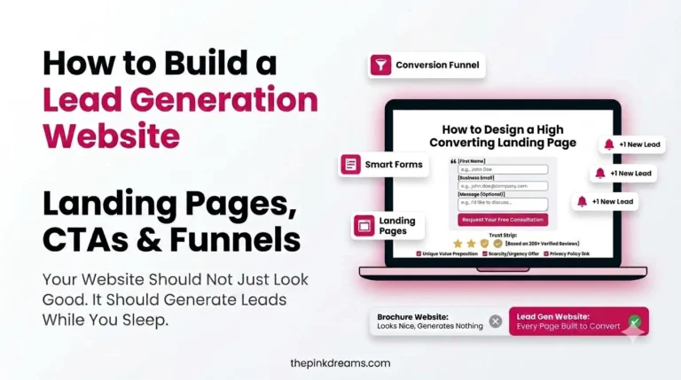 How to build a lead generation website with landing pages CTAs and funnels