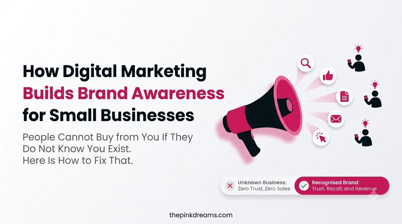 How digital marketing builds brand awareness for small businesses