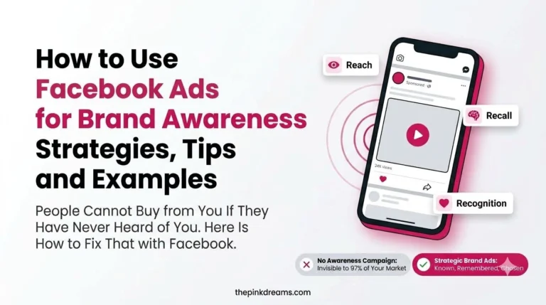 Facebook ads for brand awareness campaign
