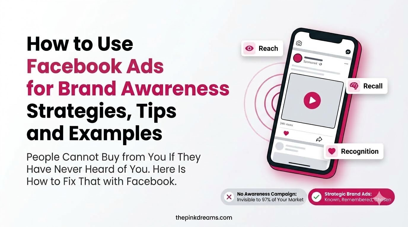 Facebook ads for brand awareness campaign