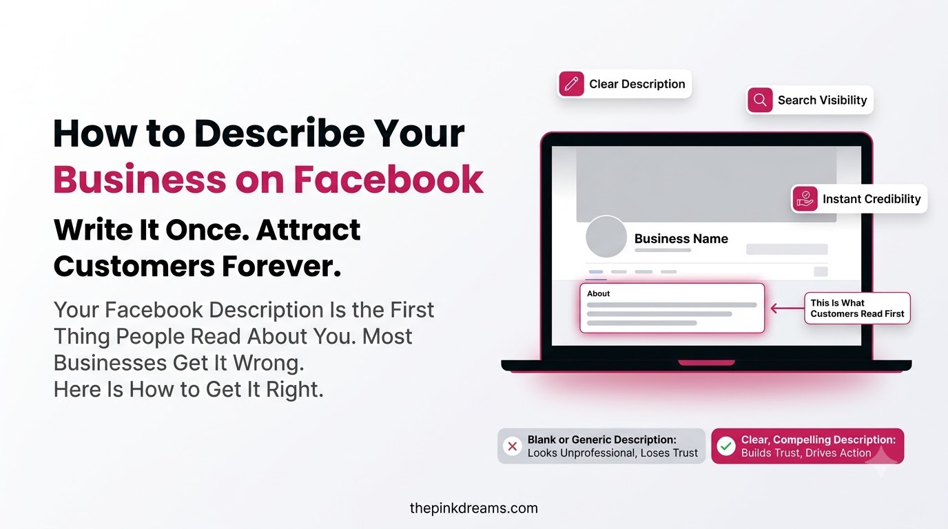 How to describe your business on Facebook with a clear and compelling Page description
