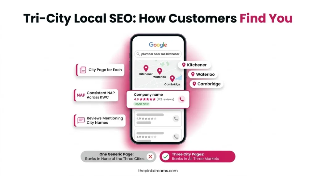 SEO strategy for Kitchener Waterloo and Cambridge businesses