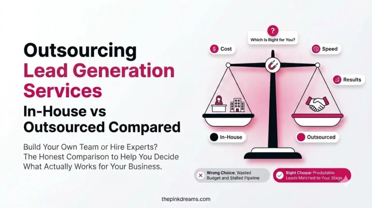 Outsourcing lead generation services compared with in-house lead generation