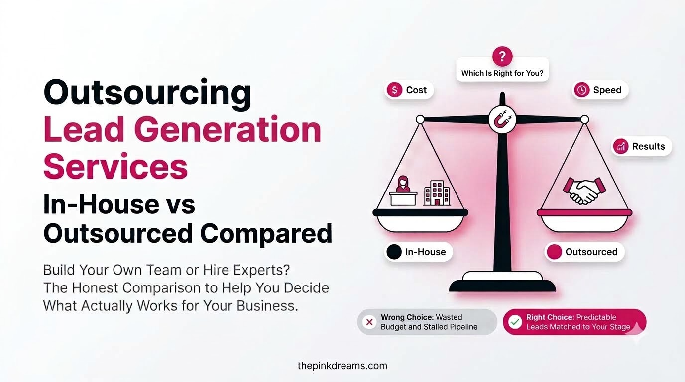 Outsourcing lead generation services compared with in-house lead generation