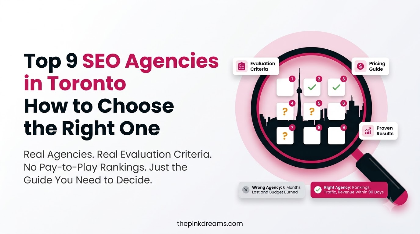 Top 9 SEO agencies in Toronto for 2026