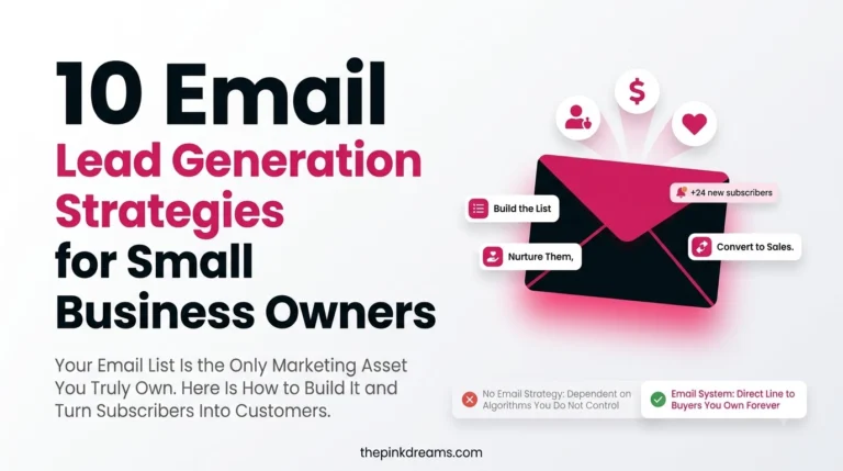 10 email lead generation strategies for small businesses