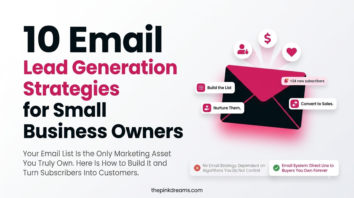 10 email lead generation strategies for small businesses
