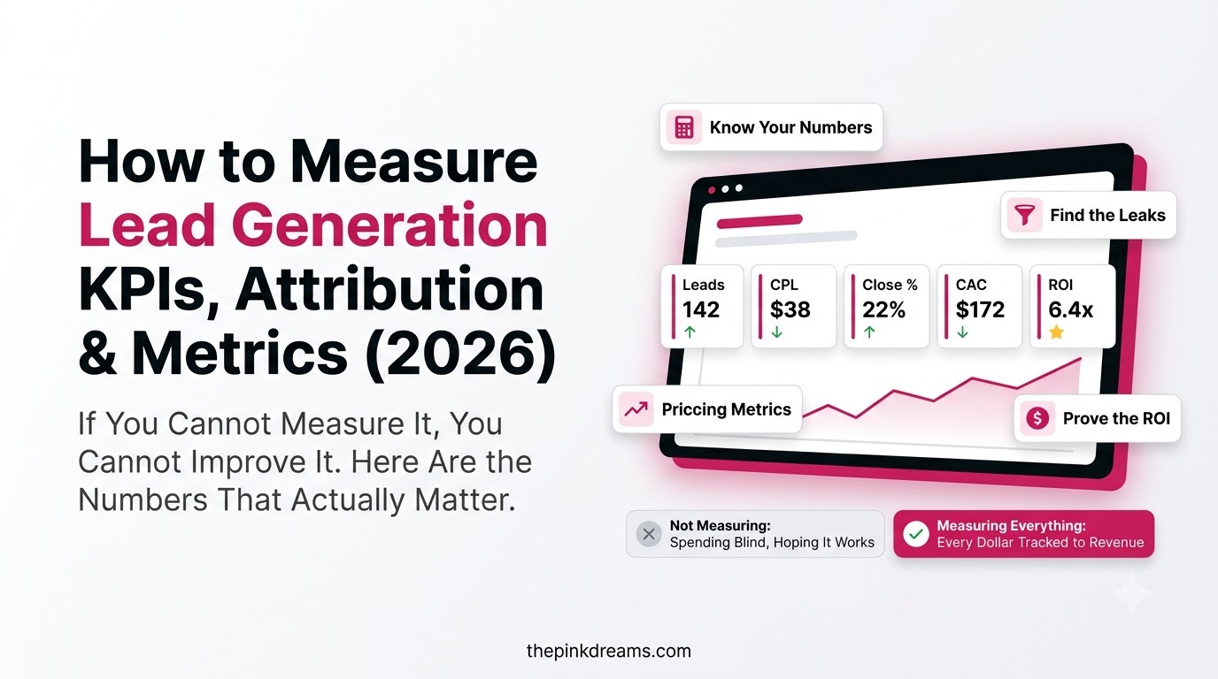 How to measure lead generation KPIs, attribution and metrics in 2026