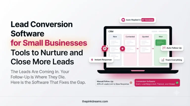 Lead conversion software for small businesses to nurture and close leads