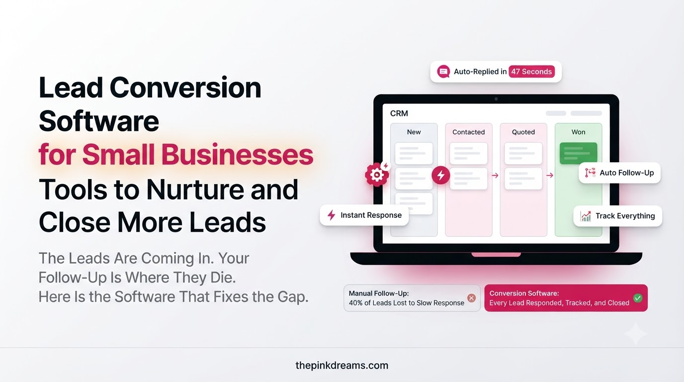 Lead conversion software for small businesses to nurture and close leads