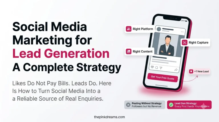 Social media marketing strategy for lead generation