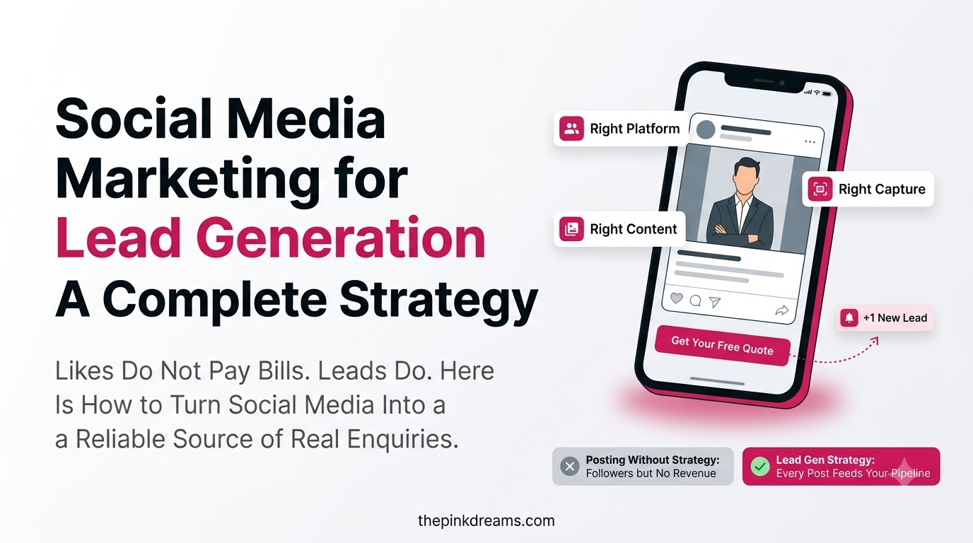 Social media marketing strategy for lead generation